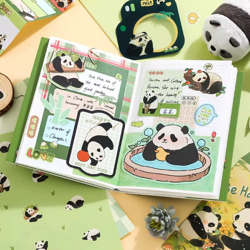NEW! Lovely Pandas Scrapbook - Stationery Gift Box Set