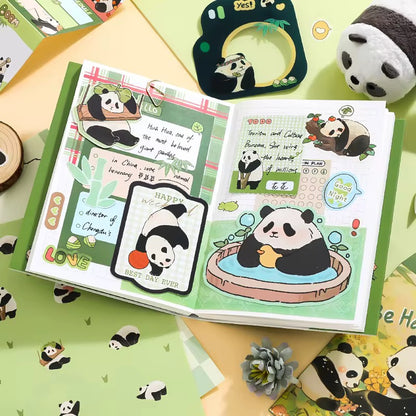 NEW! Lovely Pandas Scrapbook - Stationery Gift Box Set
