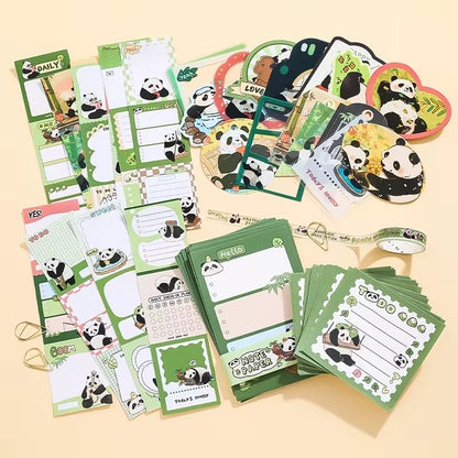NEW! Lovely Pandas Scrapbook - Stationery Gift Box Set