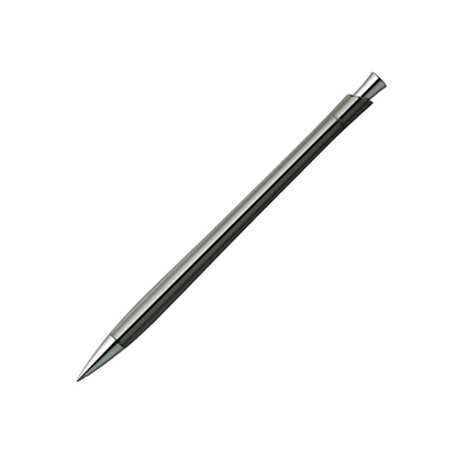 Stylo de bureau Zebra Flos en verre - 0,7 mm - Noir
