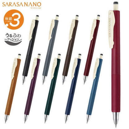 Zebra Sarasa Nano 0.3mm Vintage - Dark Blue