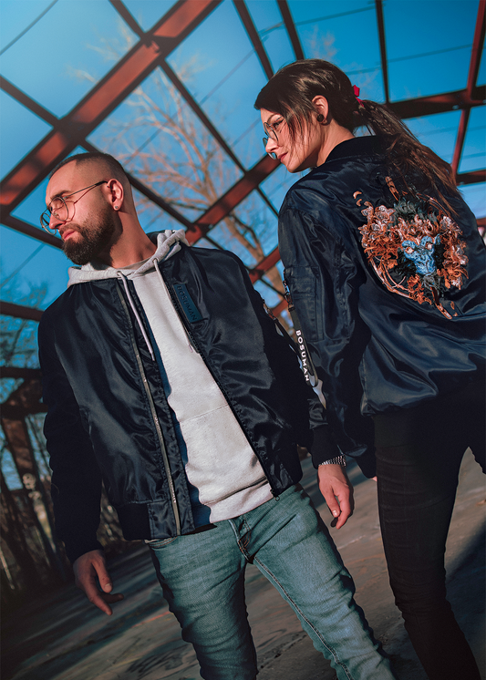 THE MONKEY ZODIAC BOMBER JACKET - BOSUMAN