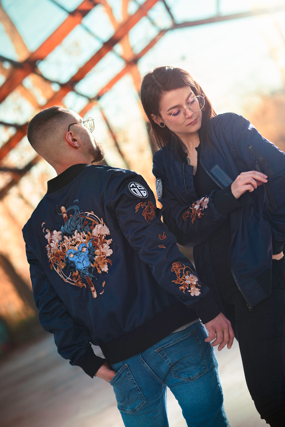 THE MONKEY ZODIAC BOMBER JACKET - BOSUMAN