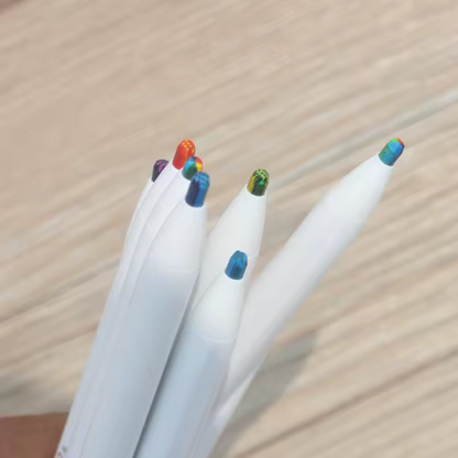 Rainbow Gradient Mechanical Pencil – Multicolor Solid Lead Writing Pencil