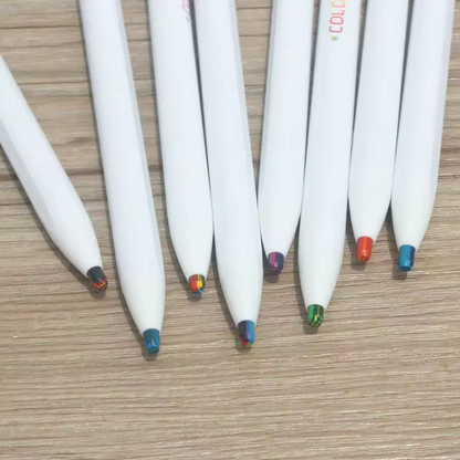 Rainbow Gradient Mechanical Pencil – Multicolor Solid Lead Writing Pencil