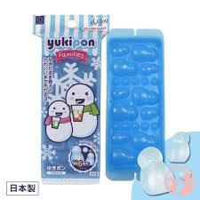 Yuki Pon Snowman Family Ice Tray DIY