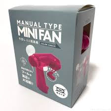 Hand-Cranked Mini Fan Summer Heat