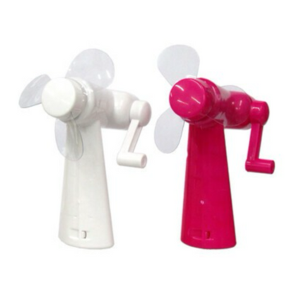 Hand-Cranked Mini Fan Summer Heat