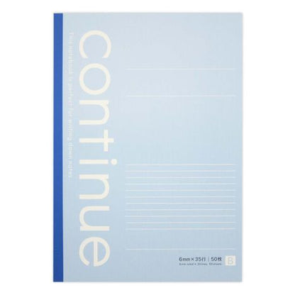 Continue Semi-B5 Notebook - 6mm Ruled (50 Sheets)