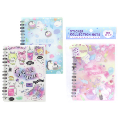 Sweet Dreams Sticker Collection Storage Notebook