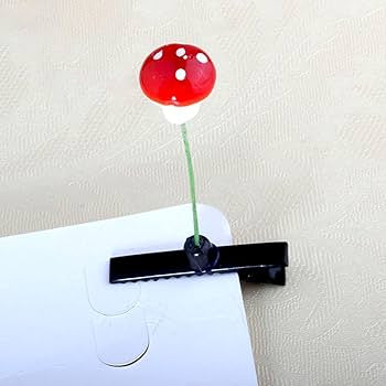 Mini Mushroom Plant Hair Clip