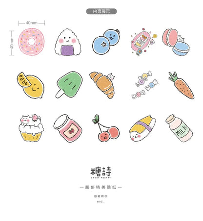 Sticker Box - Candy Kitchen - 45 Stickers
