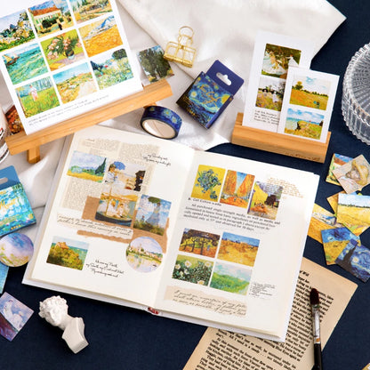 Sticker Box - Monet Impressionist Series - 45 Stickers