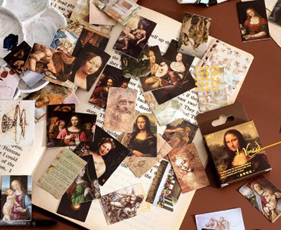 Sticker Box – Da Vinci Masterpieces 🖋️ – 45 Stickers
