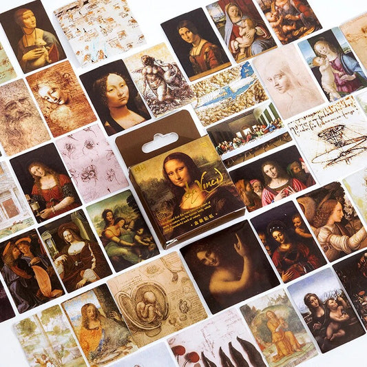 Sticker Box – Da Vinci Masterpieces 🖋️ – 45 Stickers