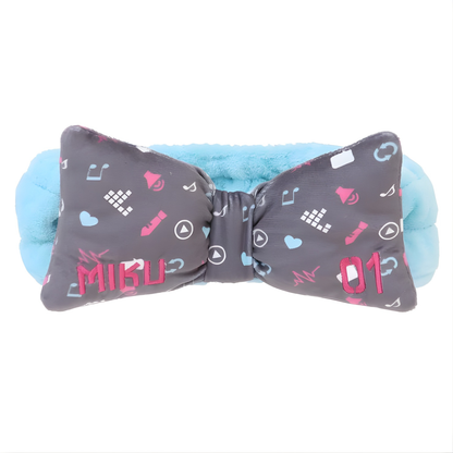 Hatsune Miku - Fluffy Plush Bow Headband
