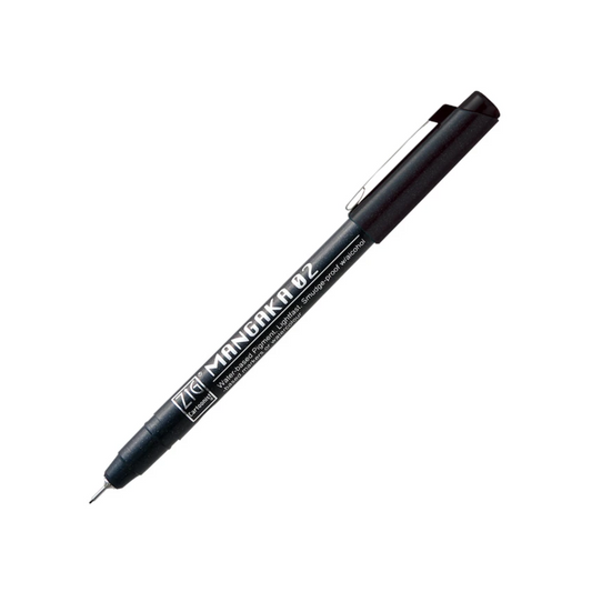 NEW! Kuretake ZIG - Cartoonist Mangaka - 02 Fineliner - Black