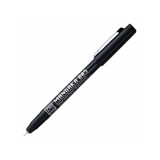 NEW! Kuretake ZIG - Cartoonist Mangaka - 005 Fineliner - Black