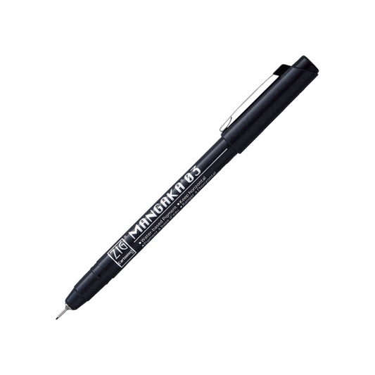 NEW! Kuretake ZIG - Cartoonist Mangaka - 03 Fineliner - Black