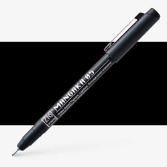 NEW! Kuretake ZIG - Cartoonist Mangaka - 05 Fineliner - Black