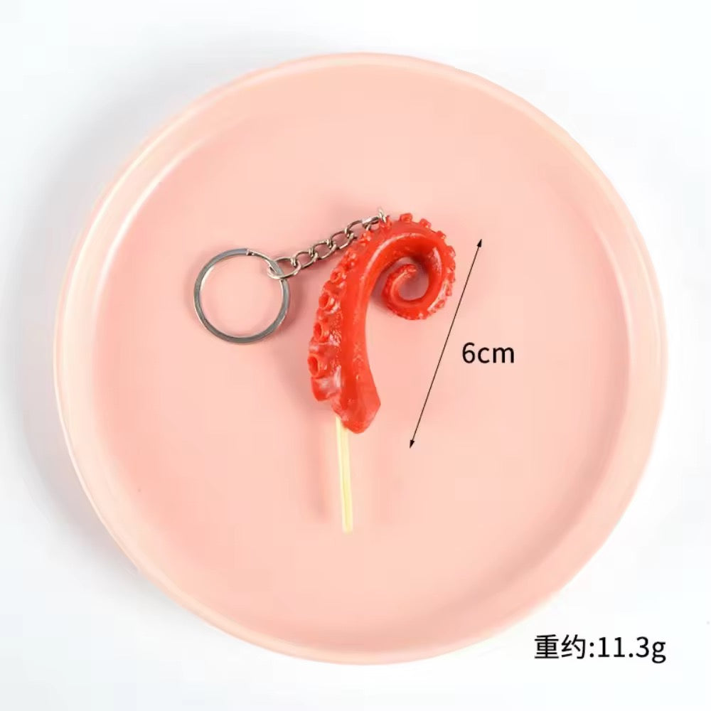 Yatai Food Skewer Keychains