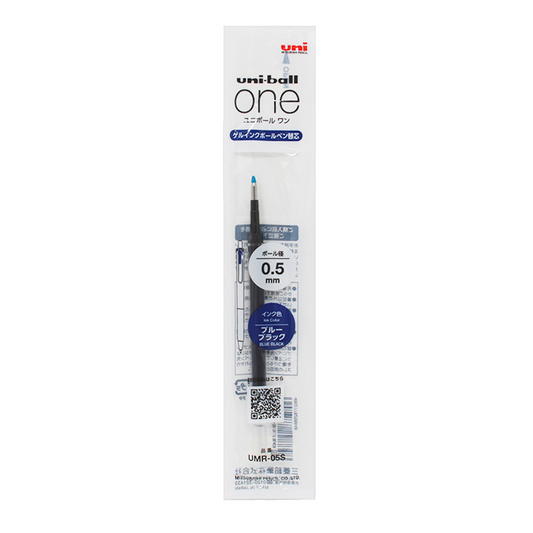 PRE-ORDER! Uni-ball One - Gel Pen Refill - 0.38 mm - Blue Black