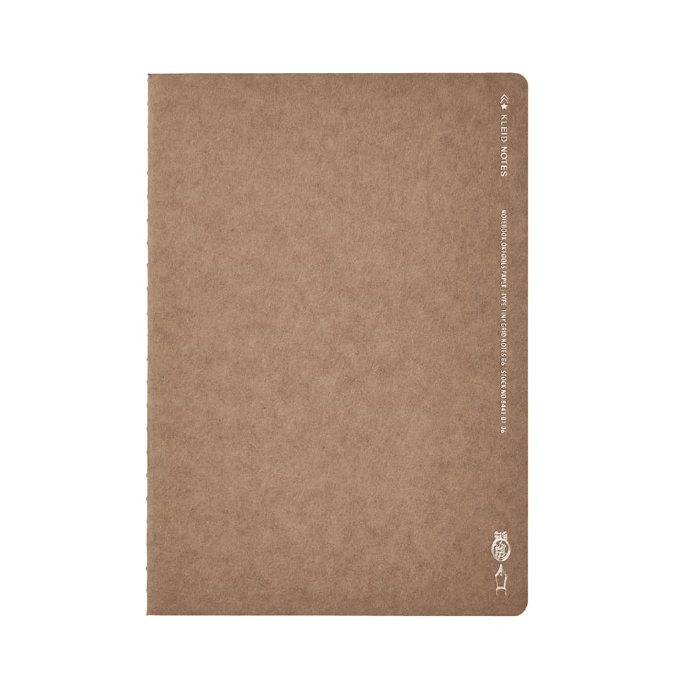 NEW! Kleid Tiny - B6 Grid Notebook - Brown