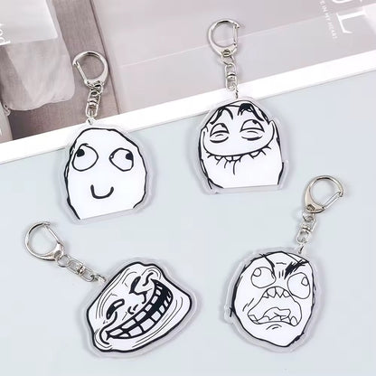 Keychain Meme Face