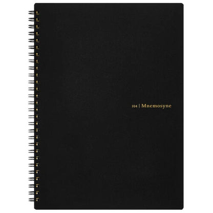 NEW! Mnemosyne × Kleid Black - B5 Notebook 104 - Dot Grids 5mm