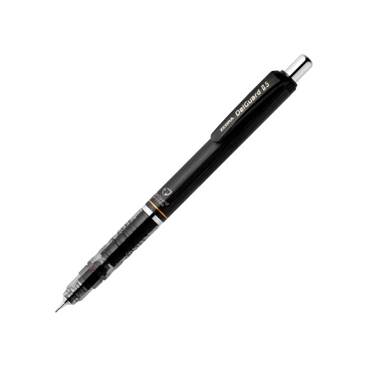 NEW! Zebra DelGuard - Mechanical Pencil - 0.5mm - Black