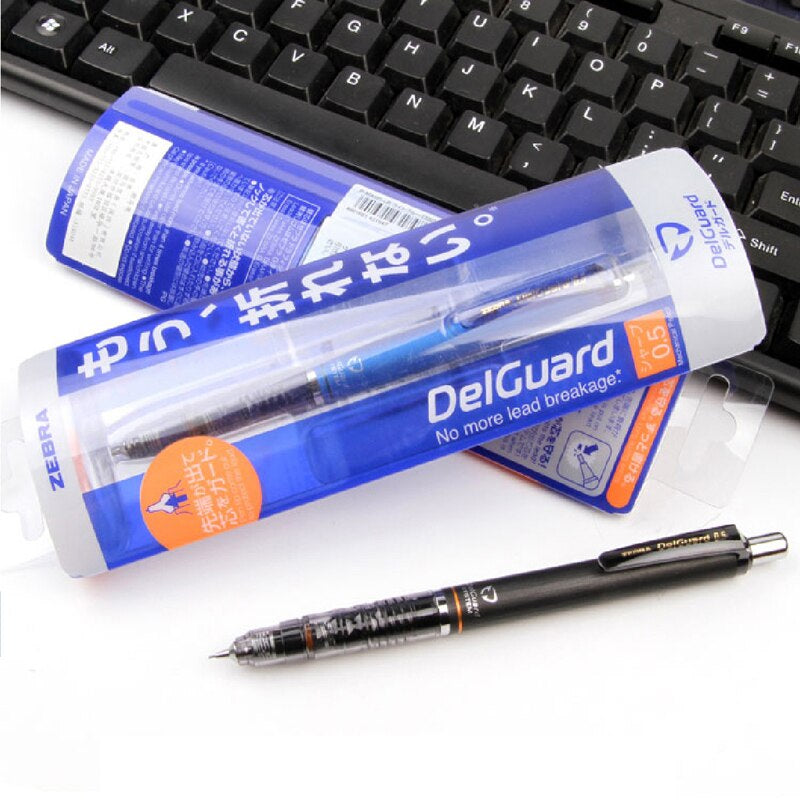 NEW! Zebra DelGuard - Mechanical Pencil - 0.5mm - White