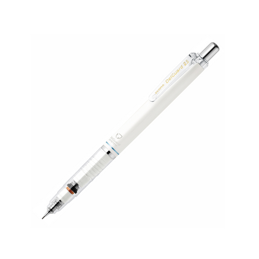 NEW! Zebra DelGuard - Mechanical Pencil - 0.5mm - White