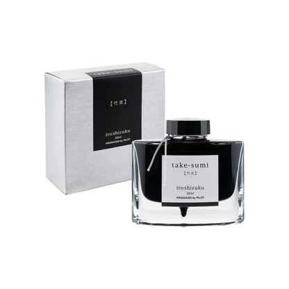NEW! PILOT - Iroshizuku - Bamboo Charcoal (Take-sumi) - 50ml Fountain Pen Ink