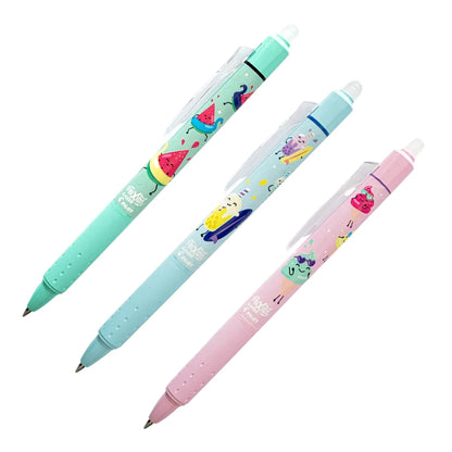 NEW LIMITED EDITION! PILOT FriXion Clicker - Pool Party Series - 0.7mm Erasable Gel Pens