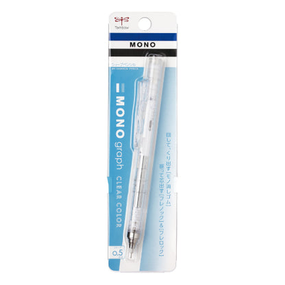 Tombow MONO Graph Mechanical Pencil 0.5mm - Clear White