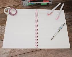 KOKUYO Campus Soft Ring Notebook - Semi B5 Dot Ruled - Peach