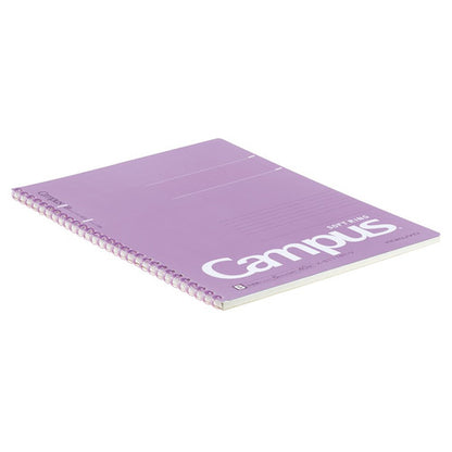 KOKUYO Campus Soft Ring Notebook - Semi B5 Dot Ruled - Purple