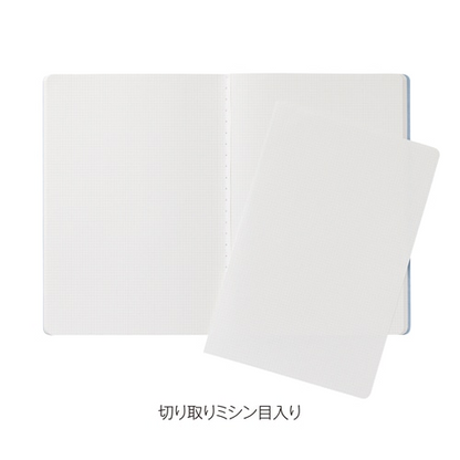 Kleid Tiny Grid Notebook B6 - Gray