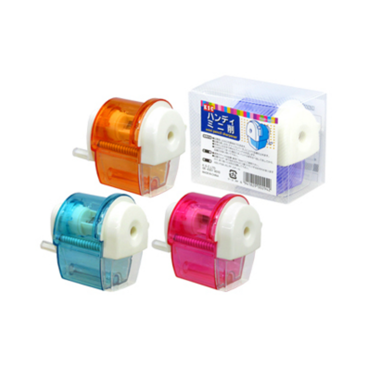 NEW! Japanese Mini Pencil Sharpener - Translucent Colors