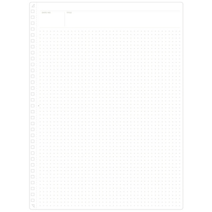 Mnemosyne × Kleid Black - A4 Notebook 109 - Dot Grids 5mm