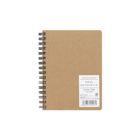 RESTOCK! Kyowa - Basic Ring-Bound - A6 Notebook
