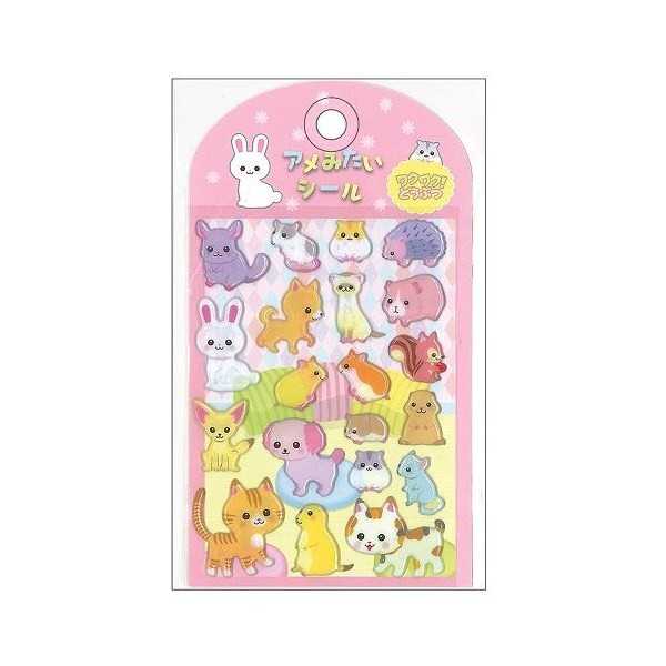 NEW! Japanese Marshmellow Sticker Sheet - Animal