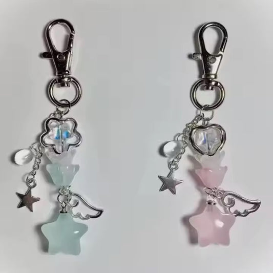 NEW! Keychain - Celestial Star Dream Angel