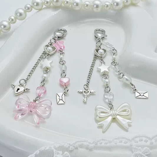 NEW! Keychain - Sweetheart Letter - Best Friends Key & Lock Charm