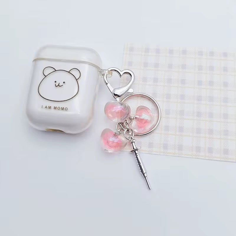 NEW! Keychain - Yami Kawaii Heartbeat Charm Keychain