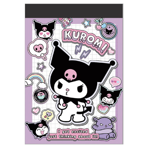 (COMING SOON) T’s Factory Sanrio Characters Mini Memo Pad – Kuromi