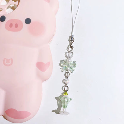 NEW! Phone Charms - Pastel Pearl Bow Sundae