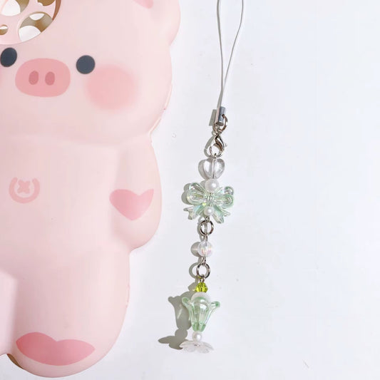 NEW! Phone Charms - Pastel Pearl Bow Sundae