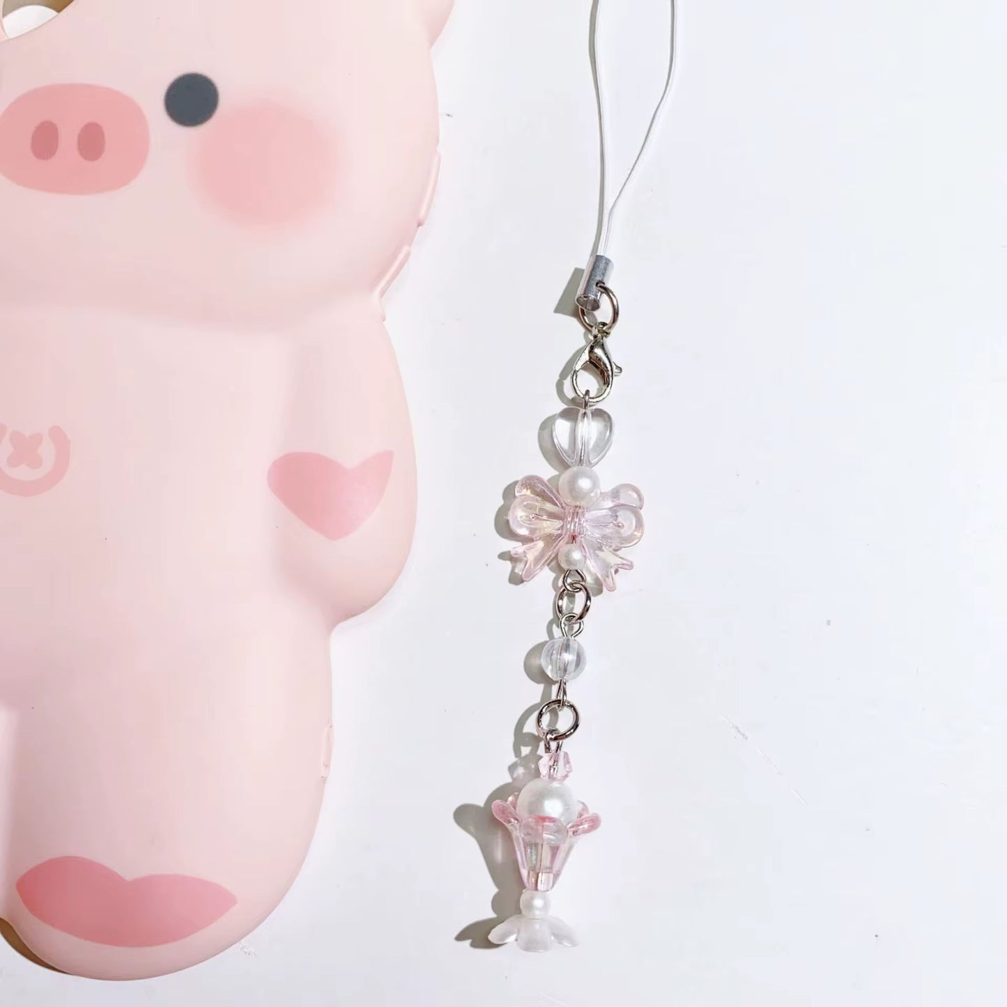 NEW! Phone Charms - Pastel Pearl Bow Sundae