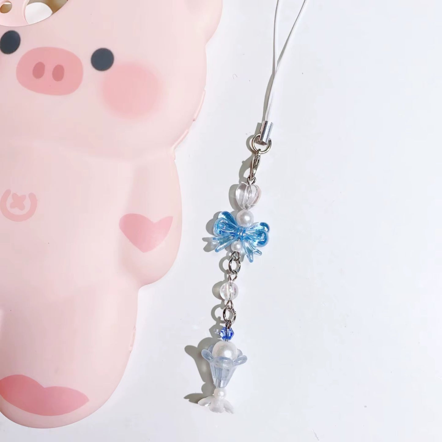 NEW! Phone Charms - Pastel Pearl Bow Sundae